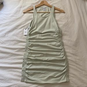 NWT Aritzia Tna Malibu Dress Murmur Grey M